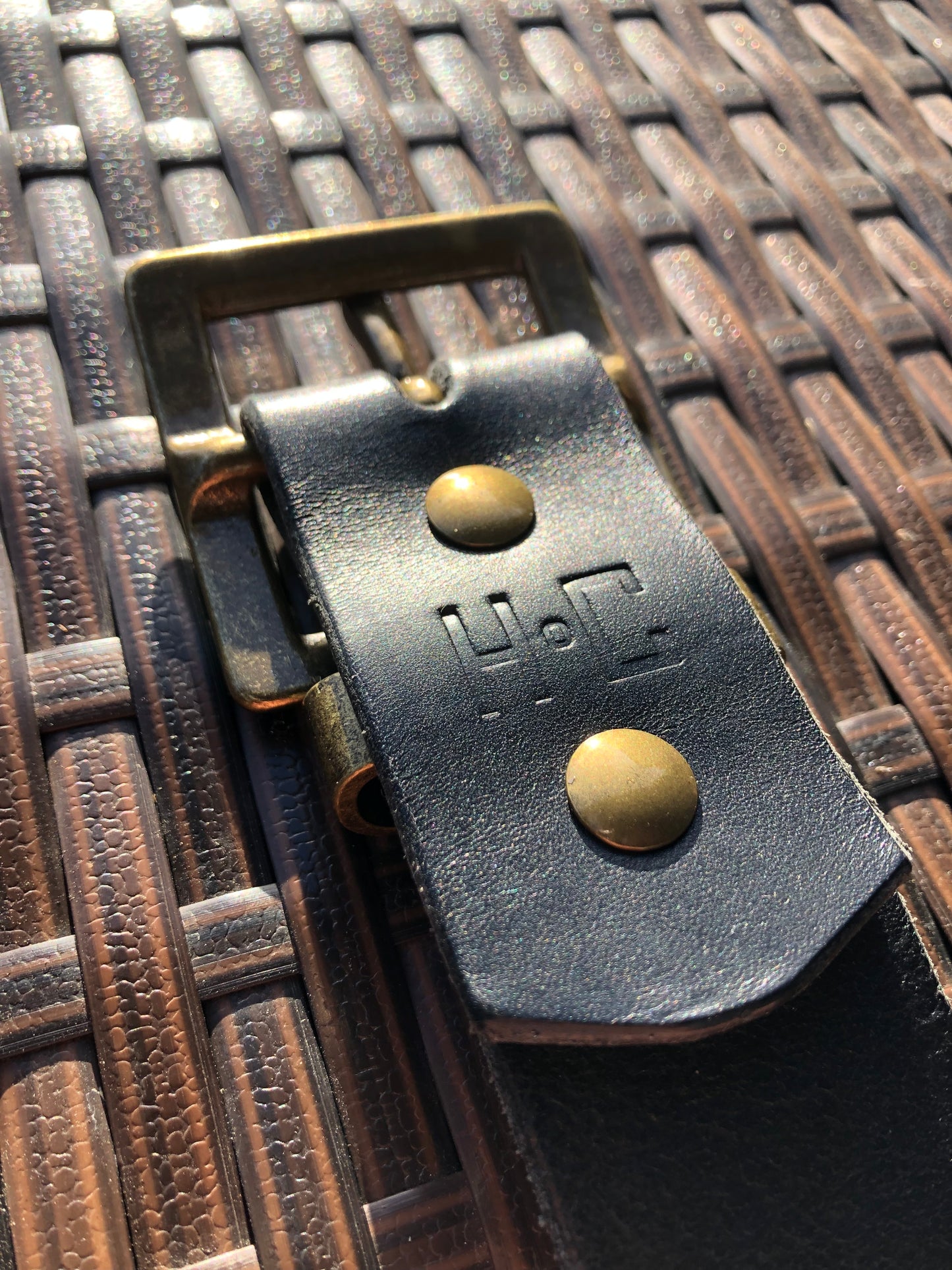 Hook - Black Leather Belt