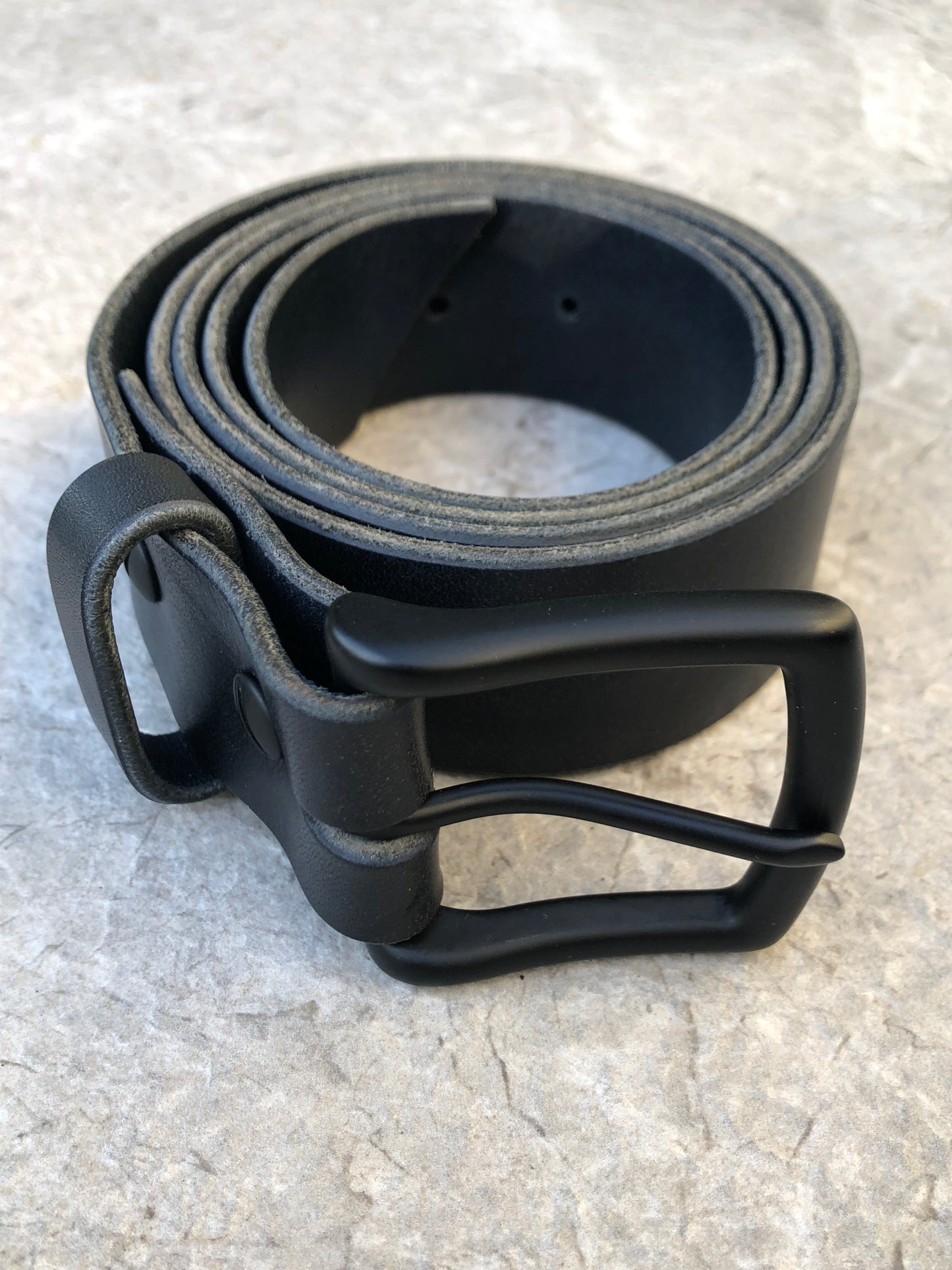 Orion - Dark Blue Leather Belt