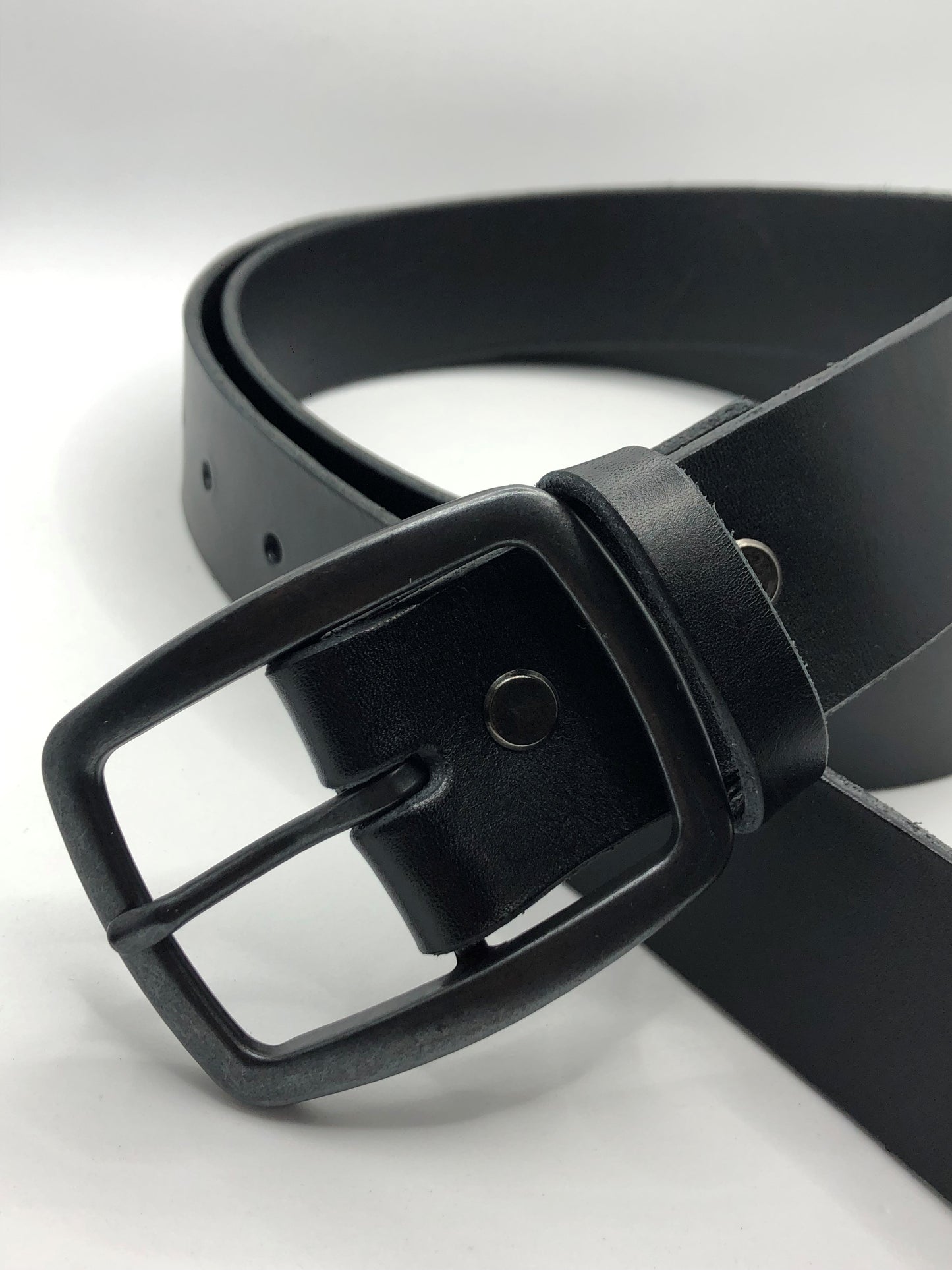 Milano - Black Leather Belt