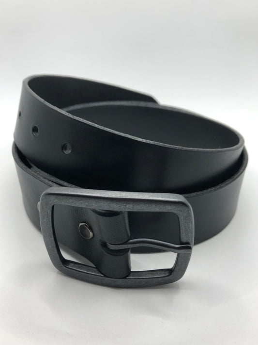Milano - Black Leather Belt