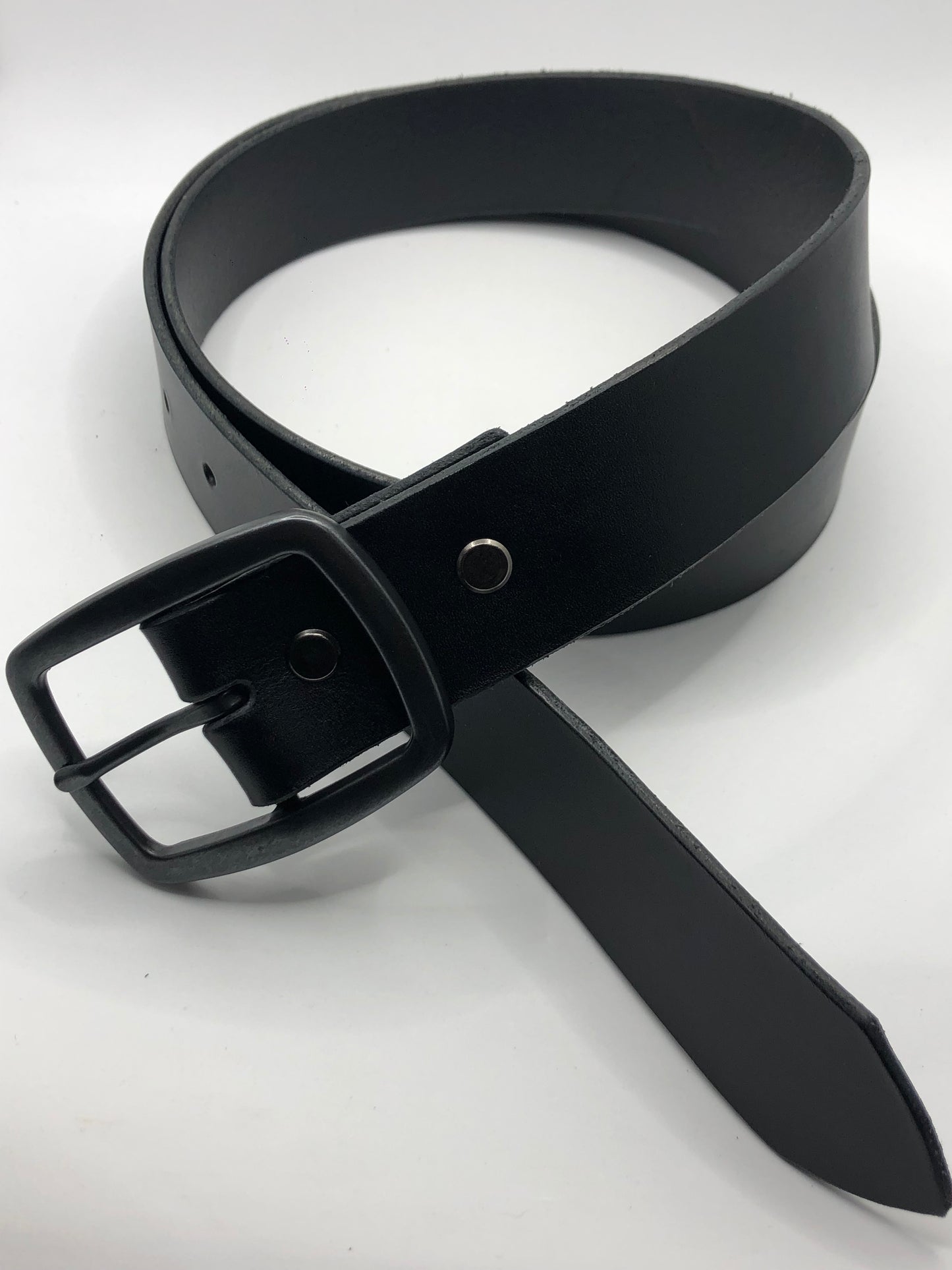 Milano - Black Leather Belt