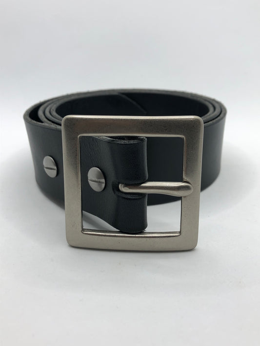 London - Black Leather Belt