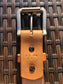 Natural / Raw Leather Belt with Heavy Duty Buckle