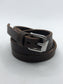 Brown Leather Wrap with Adjustable Buckle