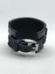 Cypher - Cyberpunk Style Leather Wristband / Bracelet