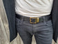 Hook - Black Leather Belt