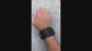 Black Single Strap Wristband / Bracelet - Extra Thick Leather
