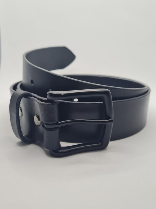 Nightshade - Black Leather Belt