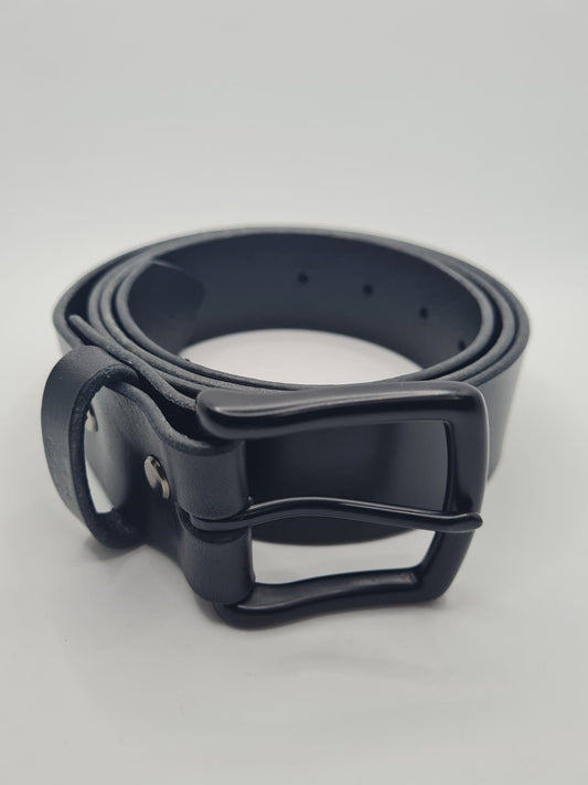 Nightshade - Black Leather Belt