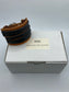 Tiger Cuff / Leather Bracelet with Adjustable Buckle