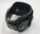 Gladiator - Black Leather Wristband / Bracelet