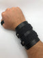 Rexor - Black Leather Wristband
