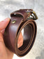 The Postman - Dark Brown Leather Belt