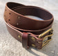 The Postman - Dark Brown Leather Belt