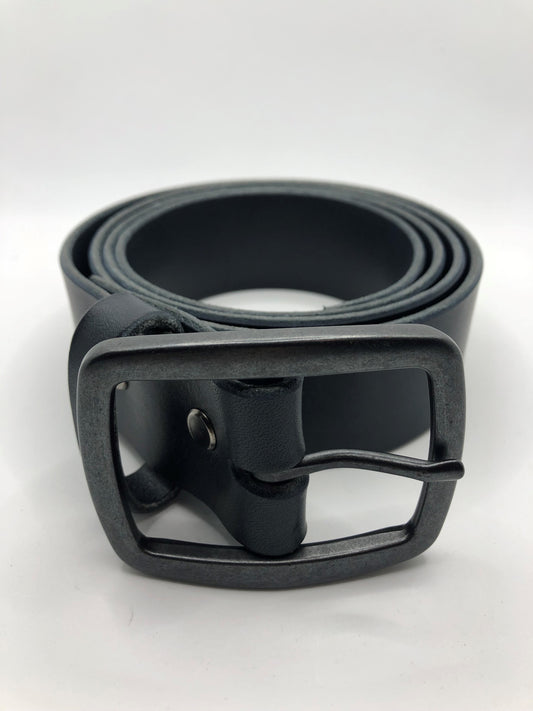 Abyss - Dark Blue Leather Belt