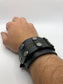 Gladiator - Black Leather Wristband / Bracelet