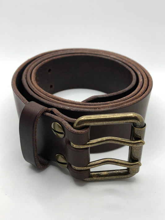 The Postman - Dark Brown Leather Belt