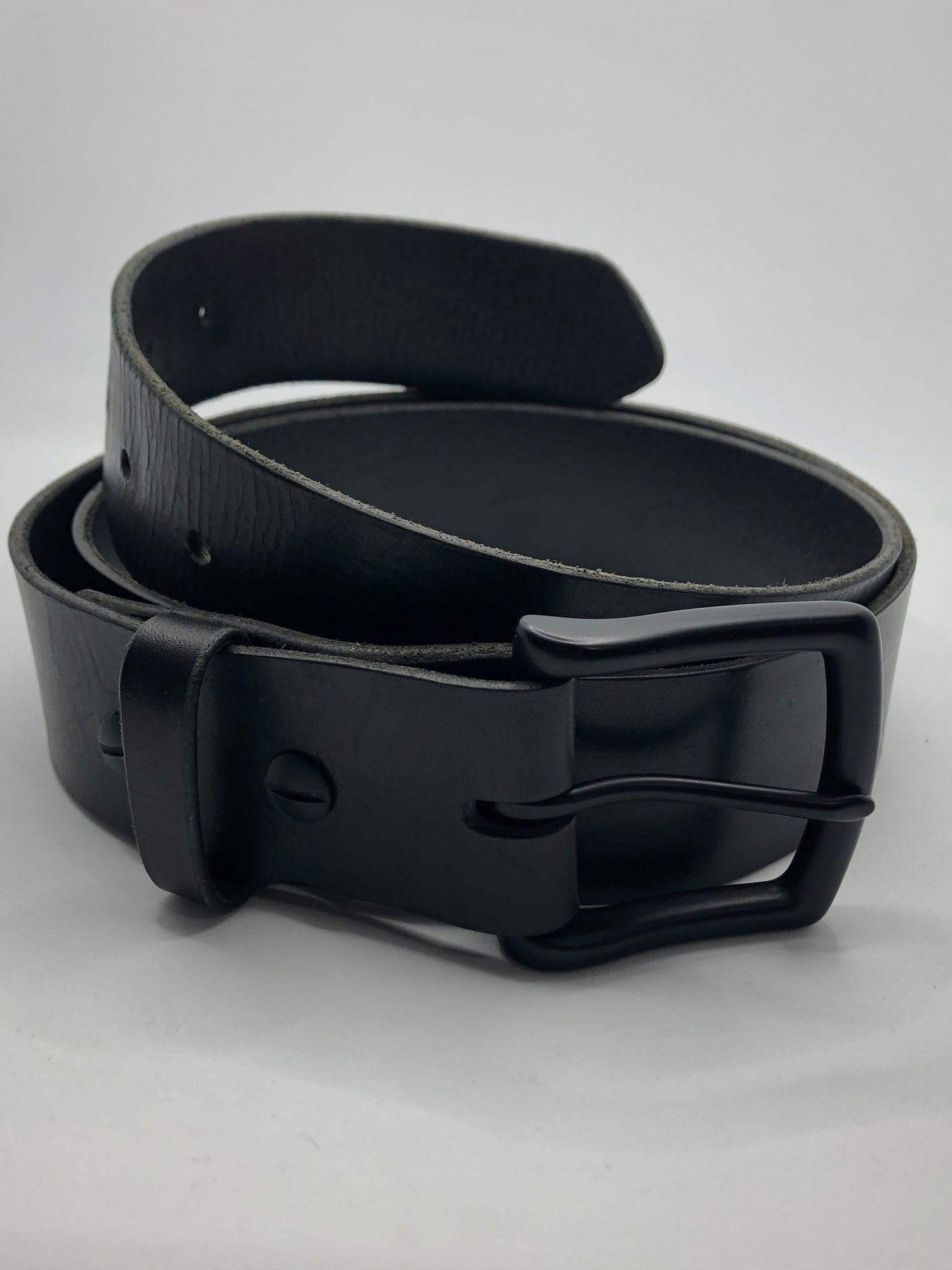 Nightshade - Black Leather Belt