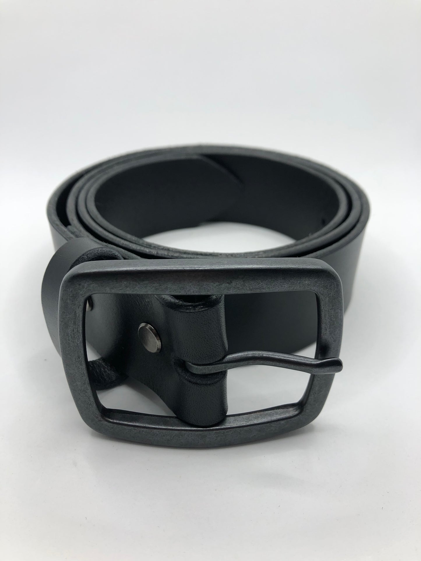 Milano - Black Leather Belt