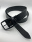 Milano - Black Leather Belt