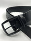 Milano - Black Leather Belt