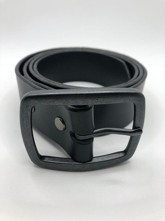Milano - Black Leather Belt