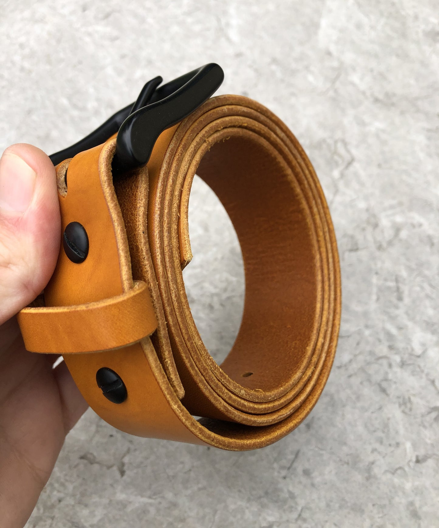 Sahara - Golden Tan Leather Belt