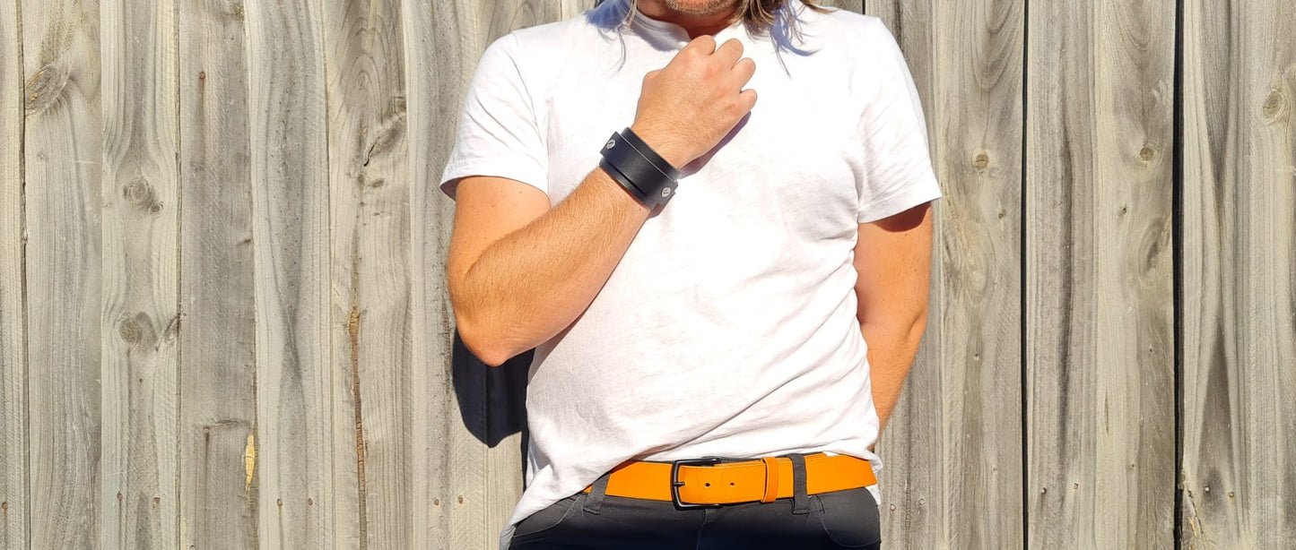 Sahara - Golden Tan Leather Belt